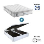 Conjunto Baú + Colchão Correct Confort Sealy