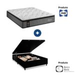 Conjunto Baú + Colchão Passion Sealy Posturepedic